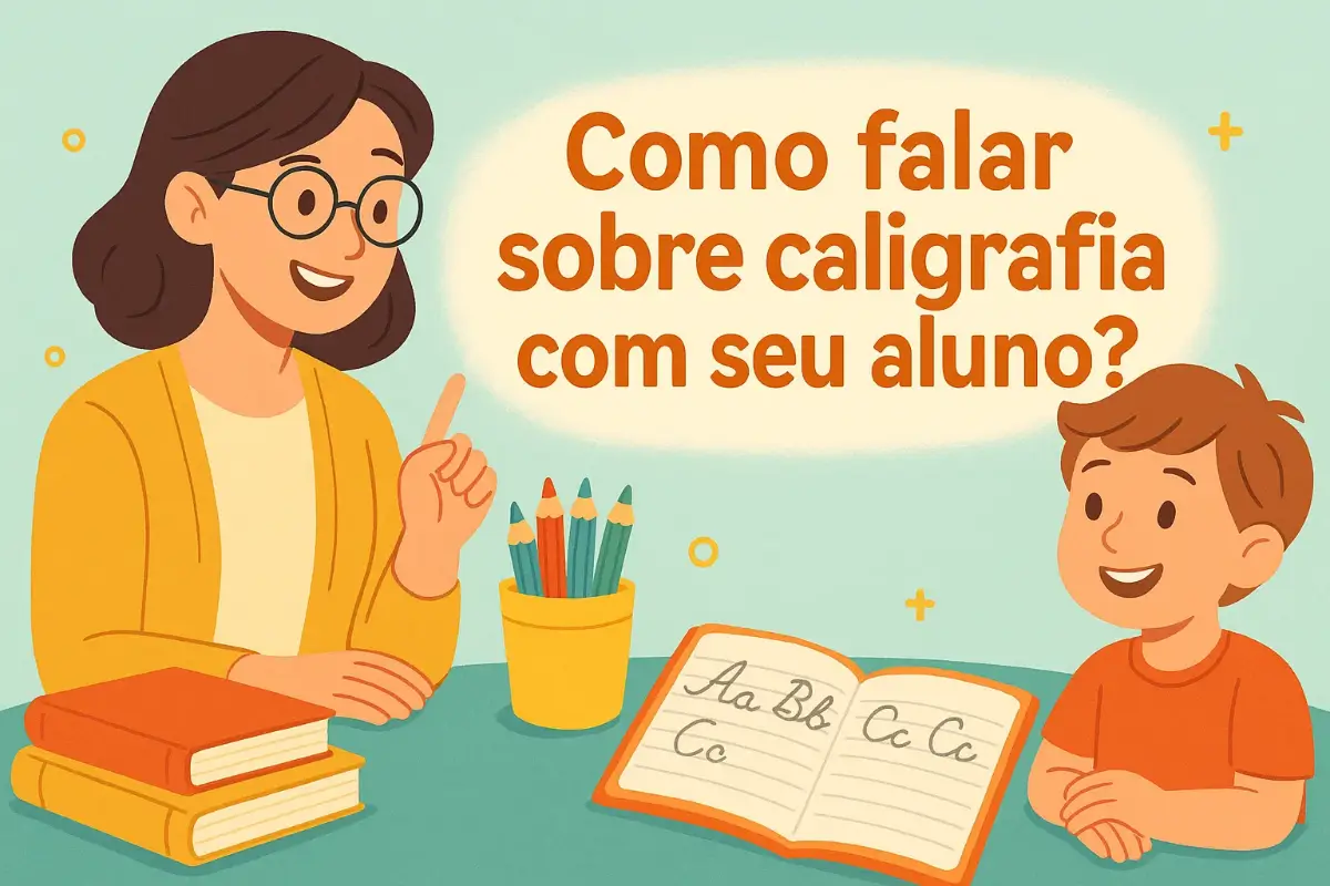 Como falar que o aluno precisa melhorar a caligrafia?