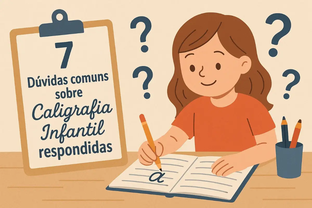 7 Dúvidas comuns sobre Caligrafia Infantil respondidas