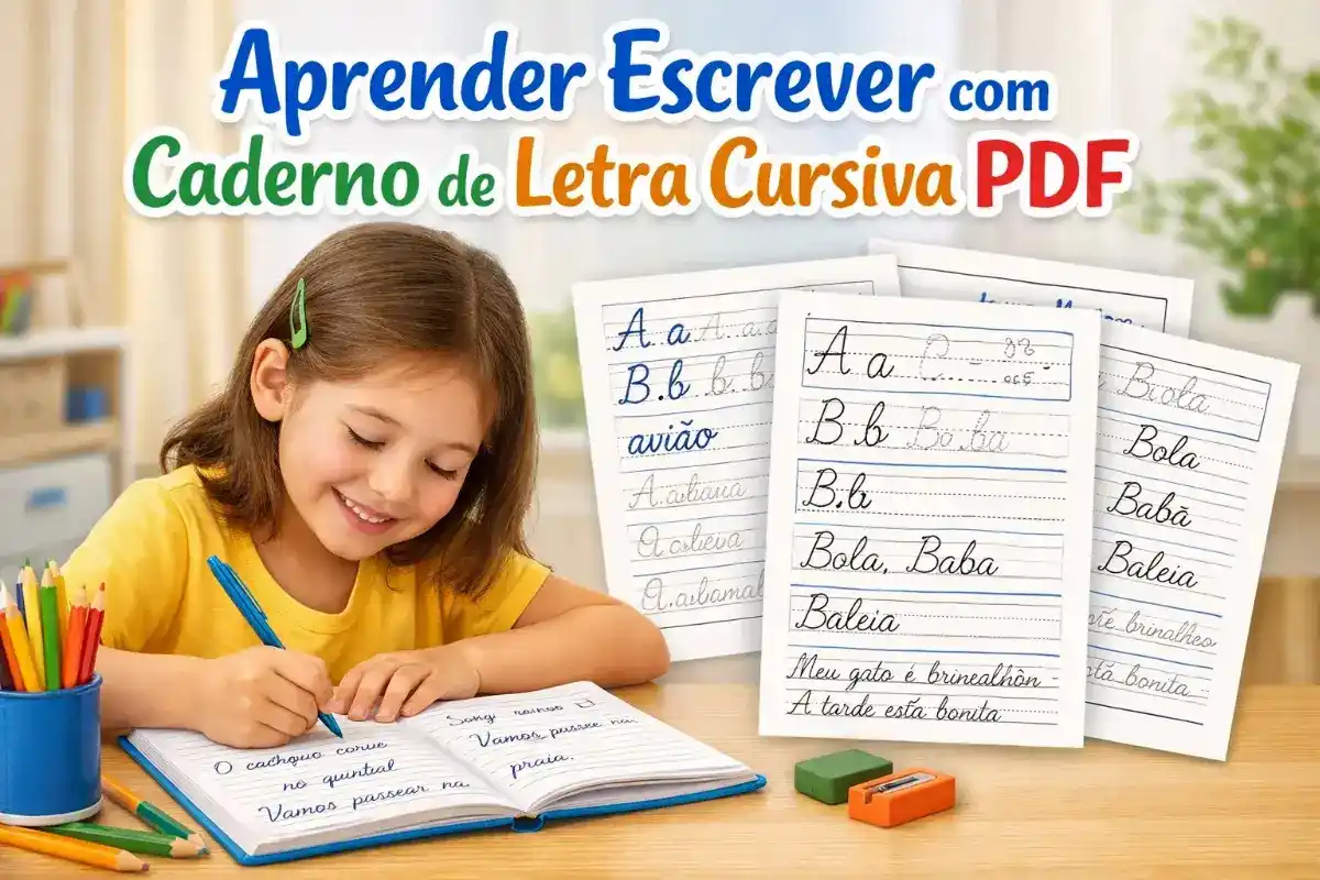 Aprender Escrever com Caderno de Letra Cursiva PDF