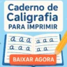Caderno de Caligrafia para Imprimir PDF