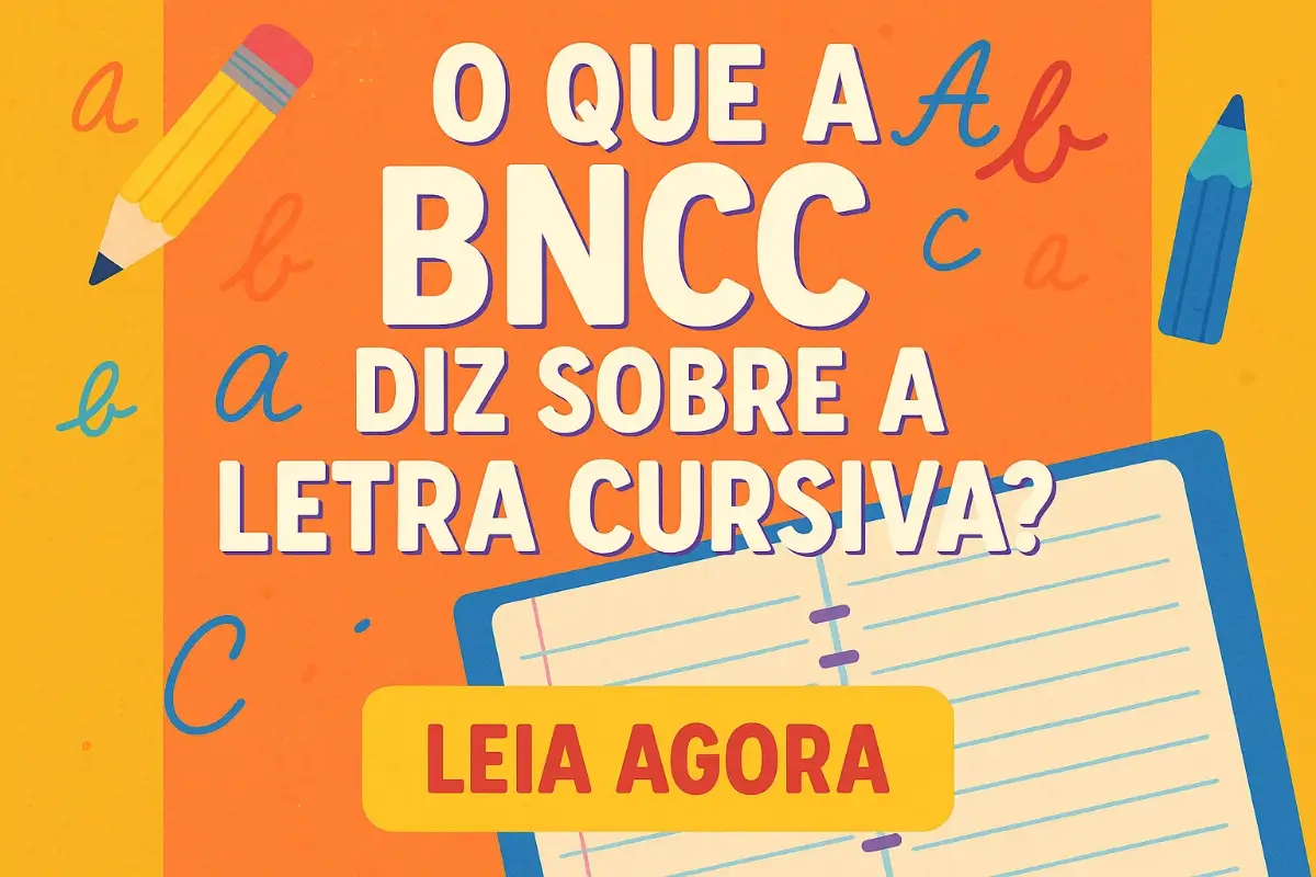 O que a BNCC diz sobre a Letra Cursiva?