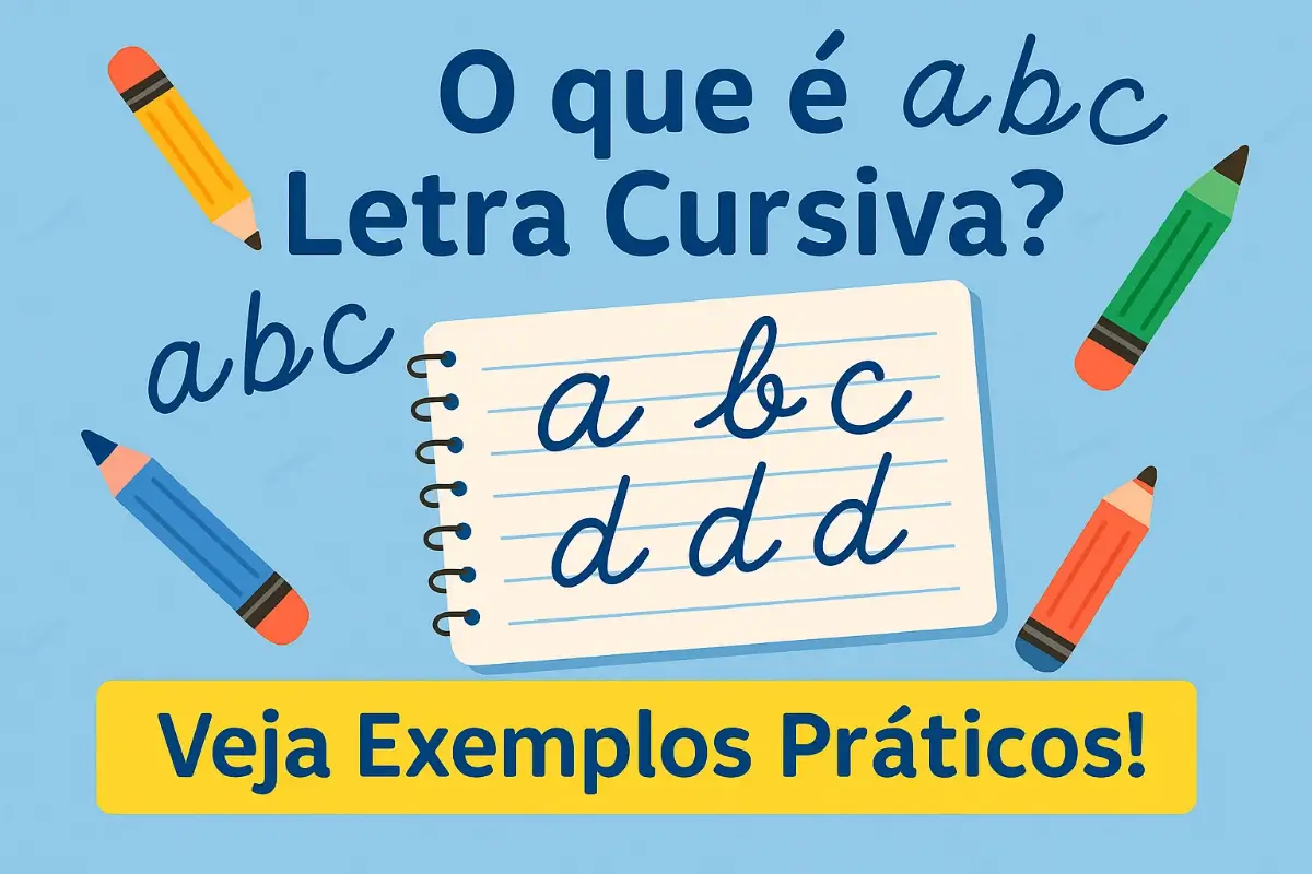 O que é Letra Cursiva exemplo?