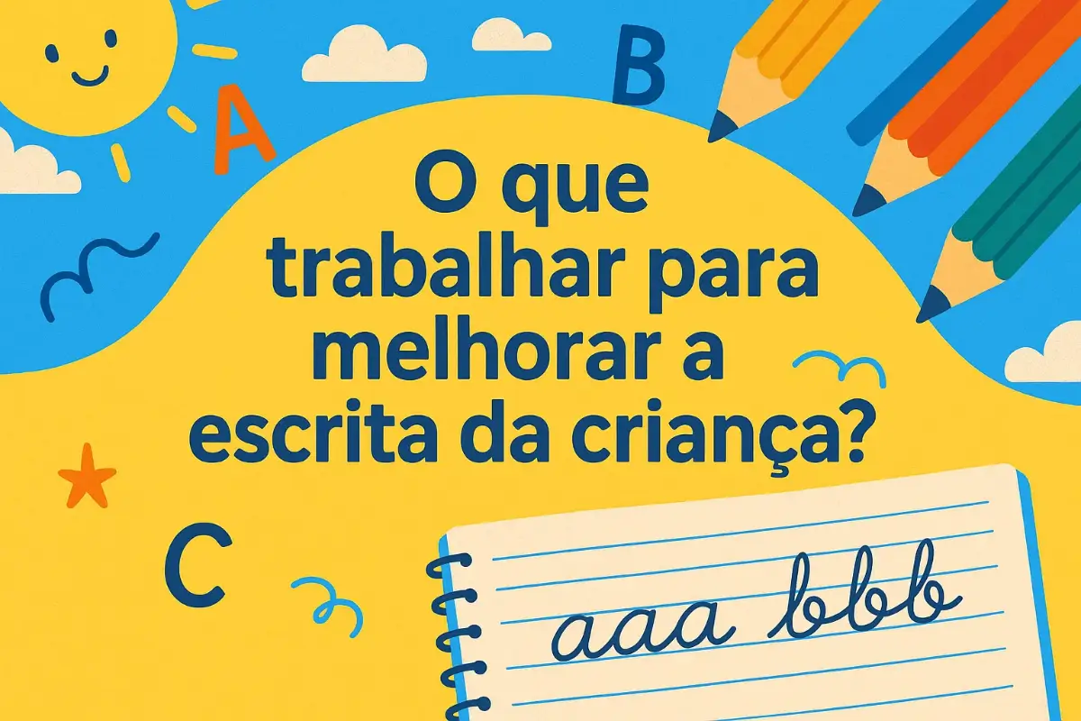 O que trabalhar para melhorar a escrita da criança?