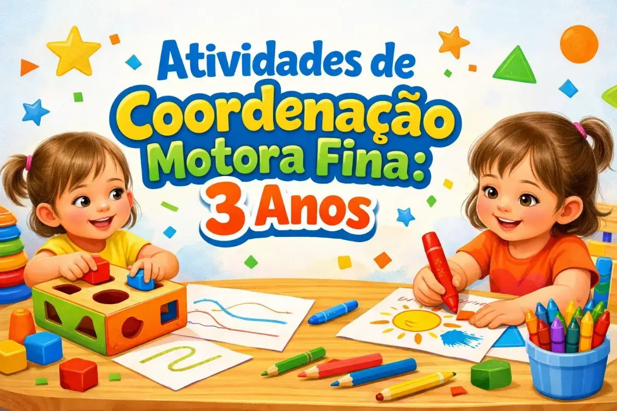 Atividades de Coordenação Motora Fina: 3 Anos
