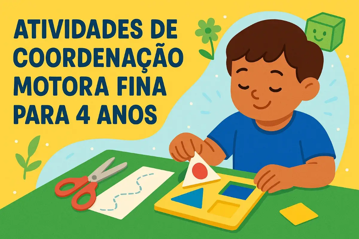 Atividades de Coordenação Motora Fina: 4 Anos
