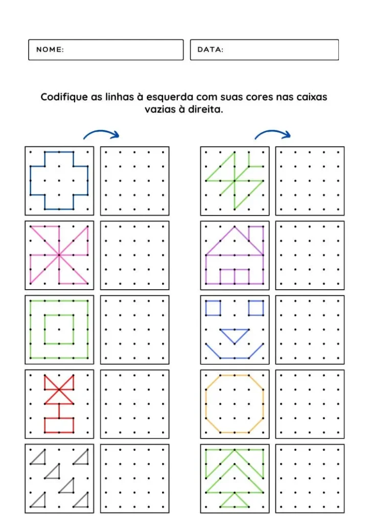 Atividades Coordenação Motora Fina para Imprimir PDF