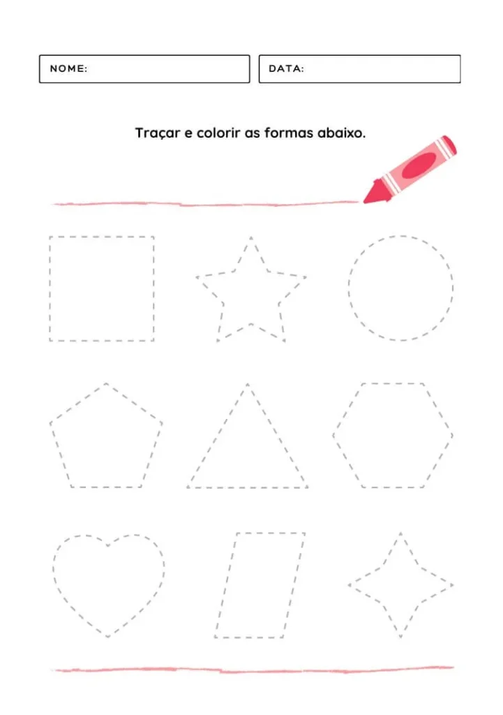 Atividades Coordenação Motora Fina para Imprimir PDF
