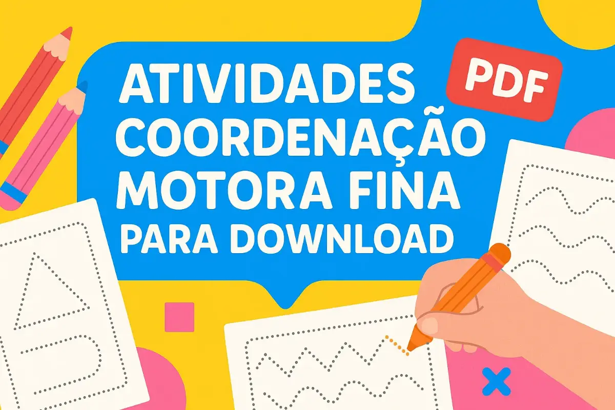 Atividades Coordenação Motora Fina para Download