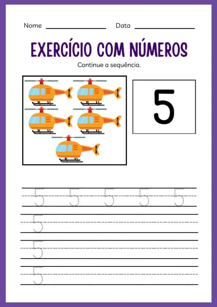 Caderno de Atividades de Letra Bastão para Imprimir PDF