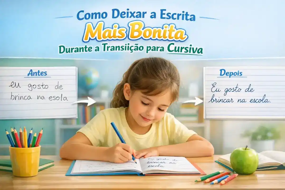 Como Deixar a Escrita Mais Bonita Durante a Transição para Cursiva