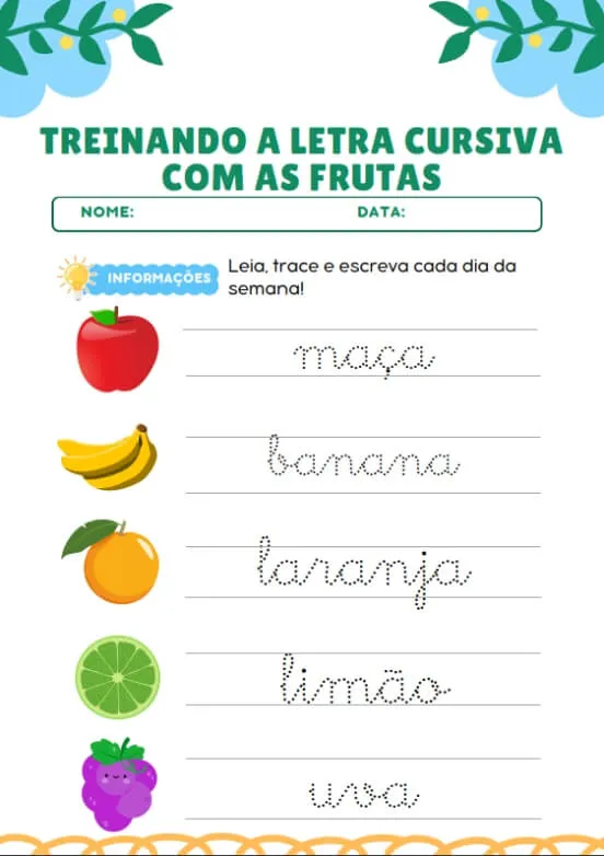 Caderno de caligrafia para adultos para imprimir pdf